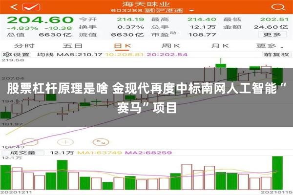 股票杠杆原理是啥 金现代再度中标南网人工智能“赛马”项目