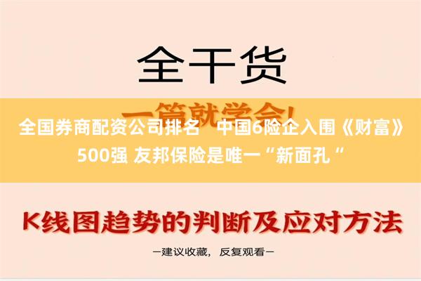 全国券商配资公司排名   中国6险企入围《财富》500强 友邦保险是唯一“新面孔“