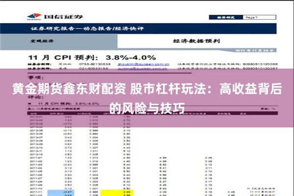 黄金期货鑫东财配资 股市杠杆玩法：高收益背后的风险与技巧